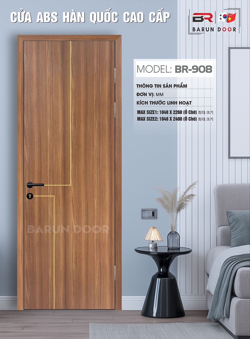Cửa Chỉ Nhôm BR-908